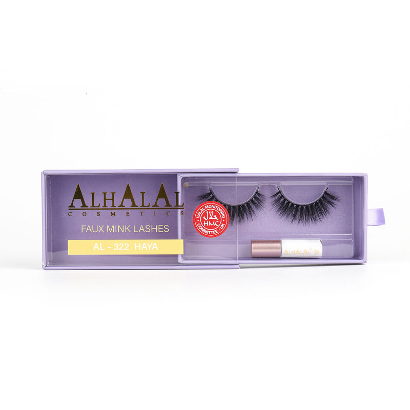 AL-322 Haya Faux Mink Wimpern